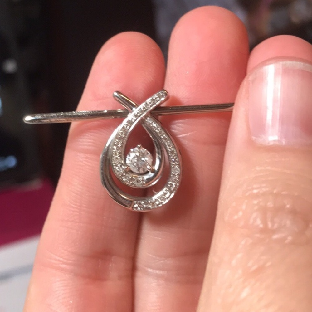 Loves Embrace Diamond Pendant